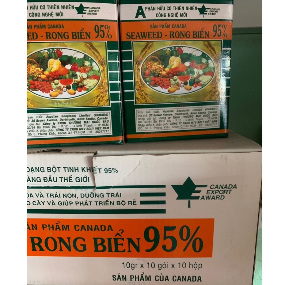 Phân Bón Lá SEAWEED Rong Biển 95%, Phân Bón Lá Hữu Cơ Rong Biển