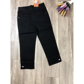 OQ170519(XL-6XL) Quần Legging Lửng Nữ Thun Mỹ Bigsize