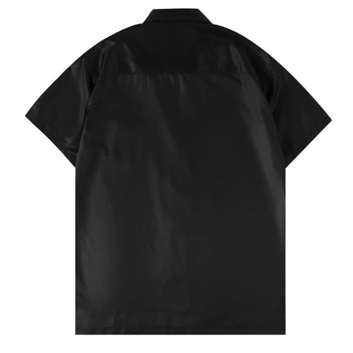 Prada Áo Sơ Mi Nam Ngắn Tay Họa Tiết Hoa Văn