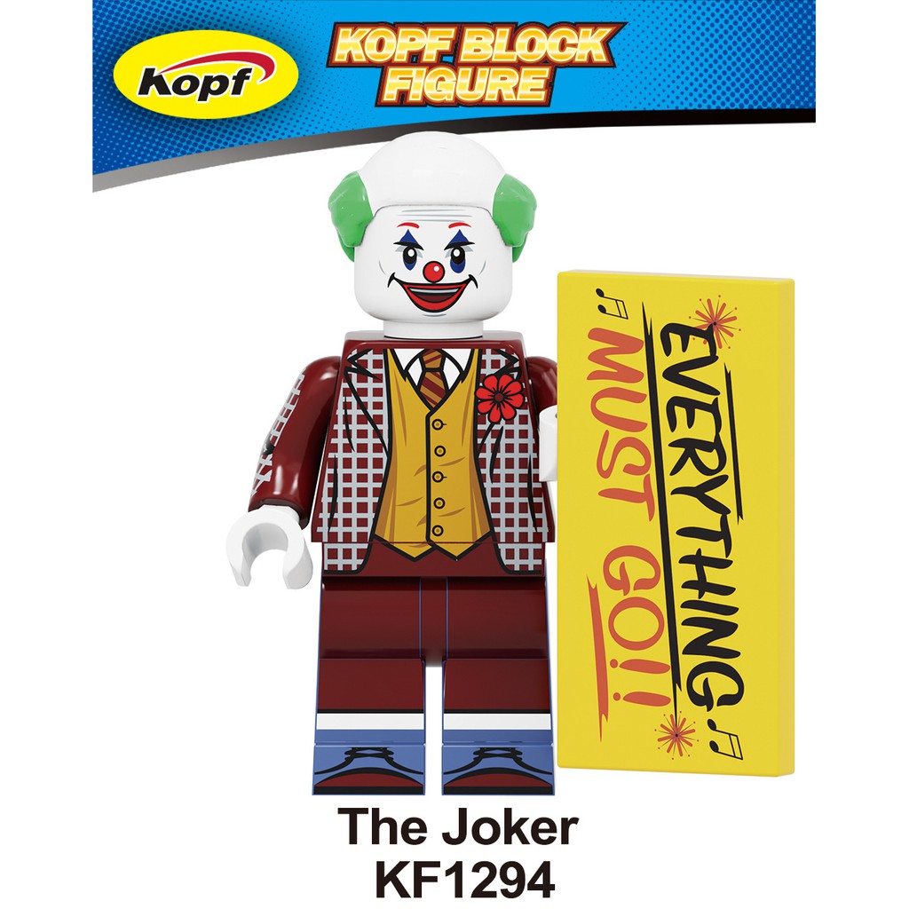 Minifigures Marvel DC Các Mẫu Nhân Vật Joker Mới Ra Siêu Đẹp KF6110