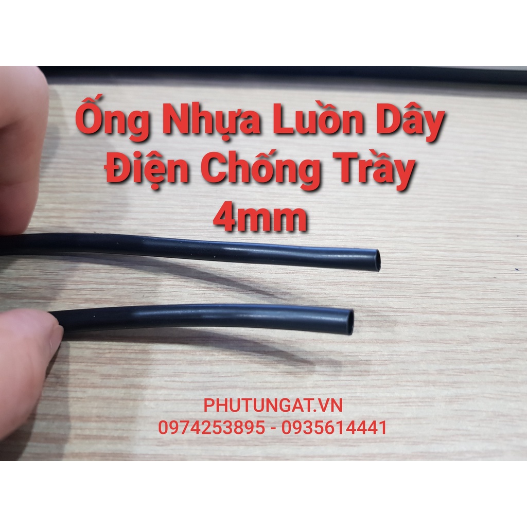 Ống Nhựa Luồn Dây Điện Vỏ Bọc Chống Trầy 4mm