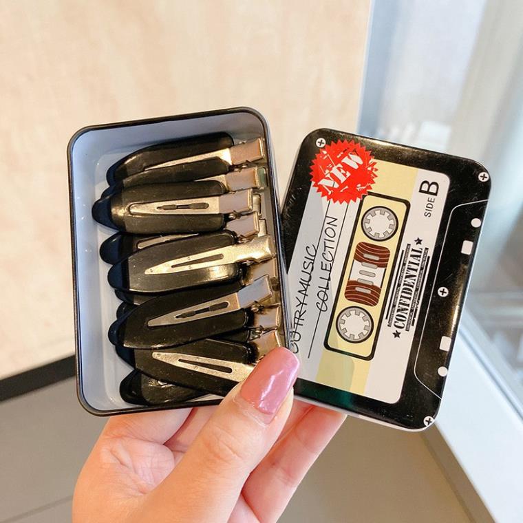 (0203) Hộp 10 Cặp Tóc Mái Trang Điểm Đáng Yêu Hàn Quốc