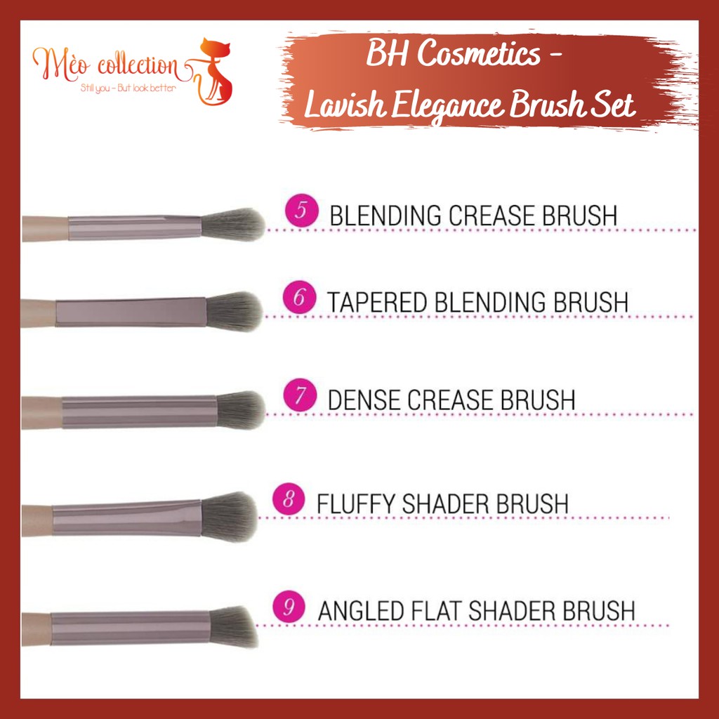 Cọ BH Cosmetics - Lavish Elegance 15-Piece Brush Set