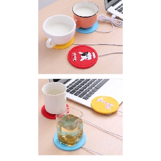 DỤNG CỤ HÂM NÓNG CÀ PHÊ, TRÀ PHÙ HỢP CHO NHÂN VIÊN VĂN PHÒNG,Miếng lót ly bằng cao su hâm nóng cà phê hay trà