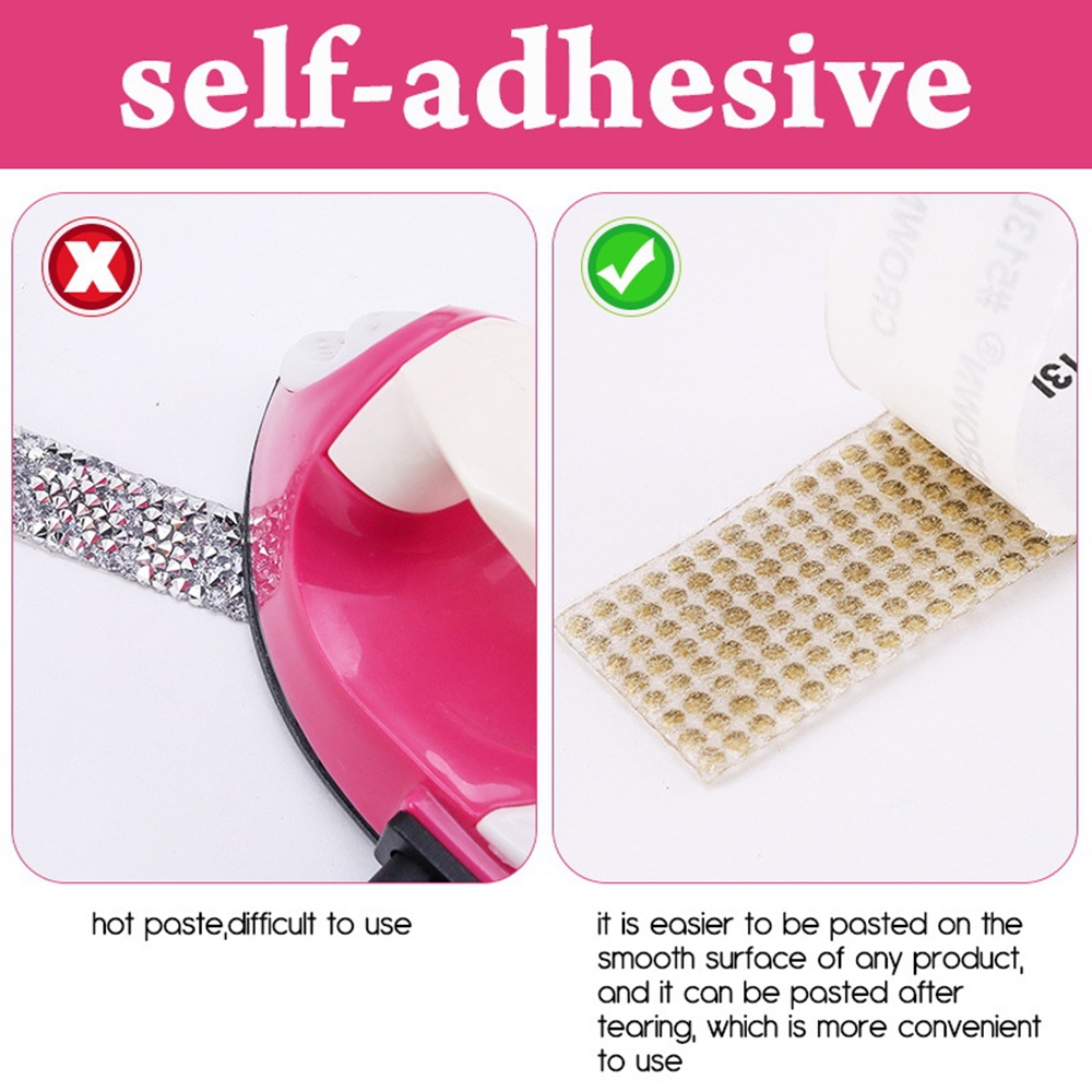 Cuộn Dây Ruy Băng Đính Đá Lấp Lánh 1 Yard