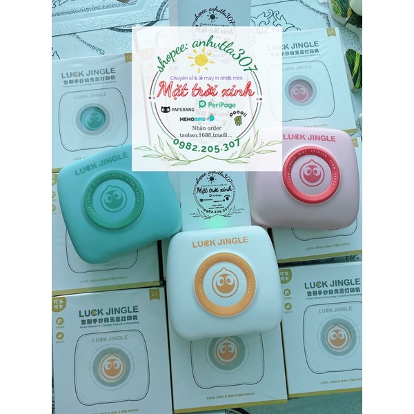 [chính hãng] Máy in nhiệt mini kết nối điện thoại 🎁 tặng kèm giấy | BigBuy360 - bigbuy360.vn