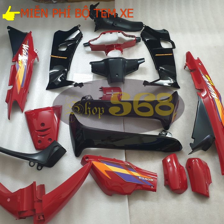 Bộ nhựa - dàn áo xe Wave ZX, Wave Anpha, Wave Thái  -  -nhựa ABS nguyên sinh cao cấp