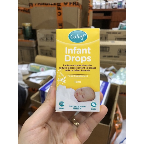 Men Colief sử dụng cho bé bất dung nạp lactose Bill Uk