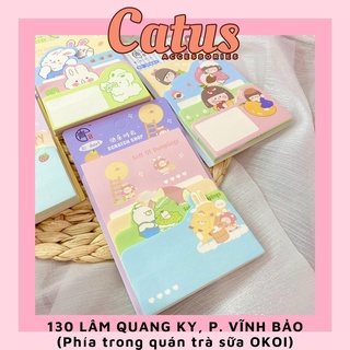 Set note hoạt hình nhiều kiểu