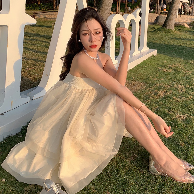 Đầm IELGY chữ A nhẹ nhàng cho nữ