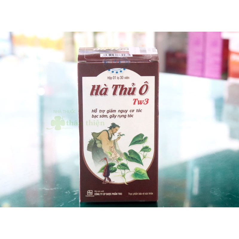 Hà Thủ Ô Tw3 (lọ)- Hỗ trợ làm đen tóc, giảm lượng tóc gãy rụng,ngăn ngừa tóc bạc sớm