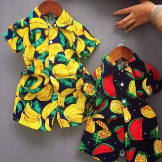 QUẦN ÁO TRẺ EM BỘ LANH HOA QUẢ BÉ TRAI/GÁI 8-19kg