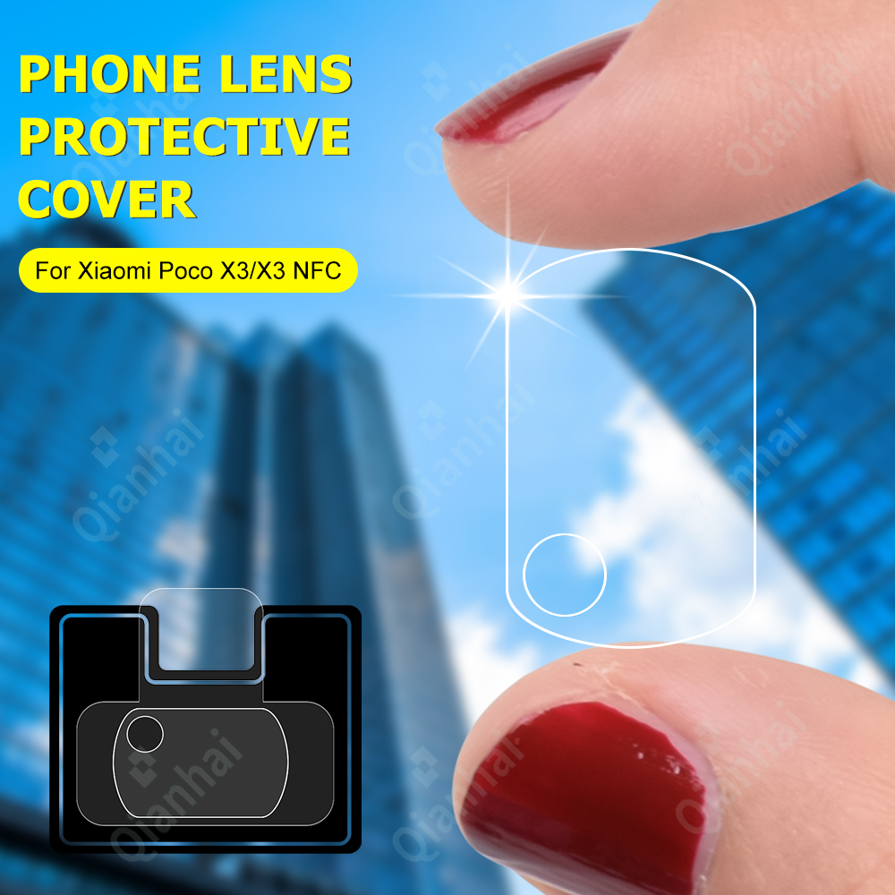 Kính cường lực bảo vệ ống kính camera cho điện thoại Xiaomi POCO 3 / X3 NFC chất lượng cao
