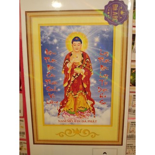 Tranh đính đá A Di Đà Phật 88660 (chưa đính)