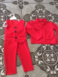 Sét bộ vest ba món cho bé