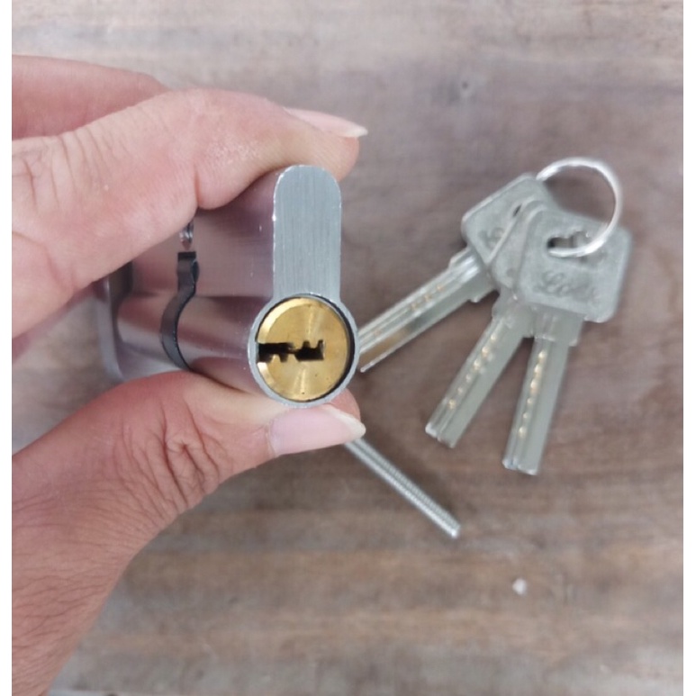 ruột ( tim ) khoá tay gạt loại nhỏ 29x70 lỗi đồng 1 đầu chìa