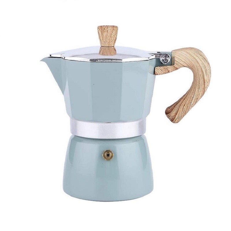 Máy pha cà phê Moka Espresso kiểu Ý bằng nhôm dụng cụ truyền thống