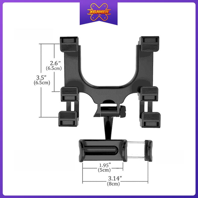 [Ready Stock] XGamer Car Phone Holder Car Rearview Mirror Mount Phone Holder 360 Degrees GPS Smartphone Stand Universal