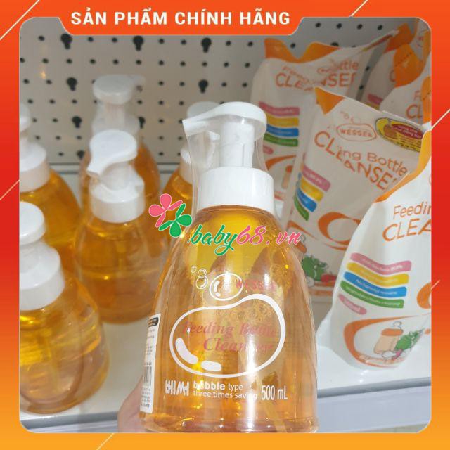 Nước rửa bình sữa wesser chai 500ml