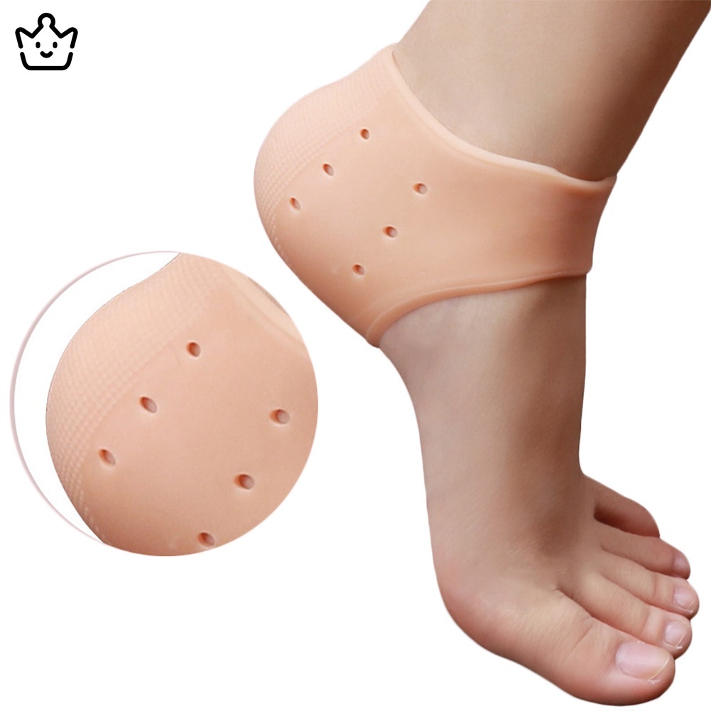 Đệm Silicone Thoáng Khí Bảo Vệ Gót Chân Chống Trượt Chống Nứt Nẻ Dưỡng Ẩm H JP6