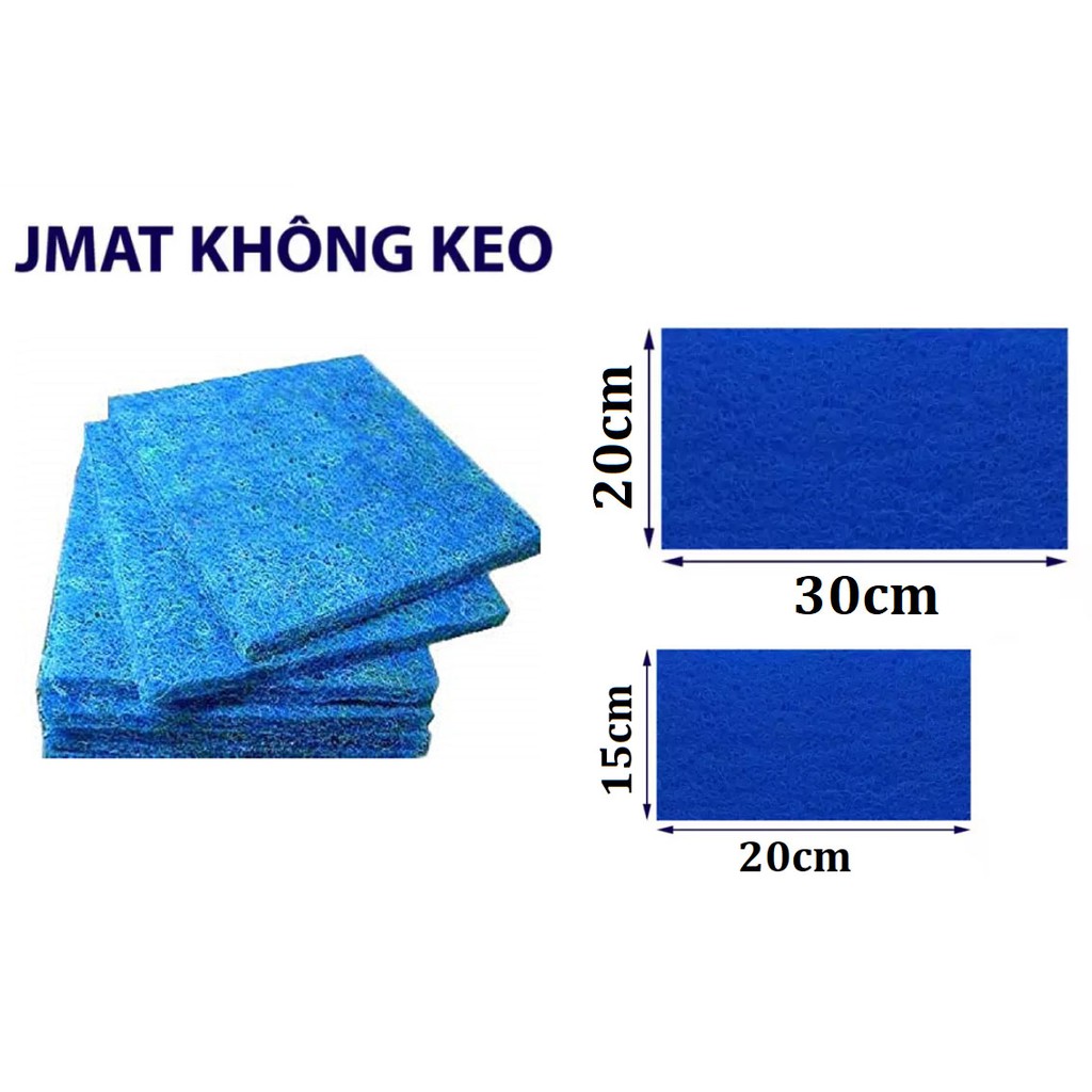 Tấm JMAT, JMAT không keo, tấm bùi nhùi lọc hồ cá (bùi nhùi) hàng dày đẹp - jmat lọc hồ koi