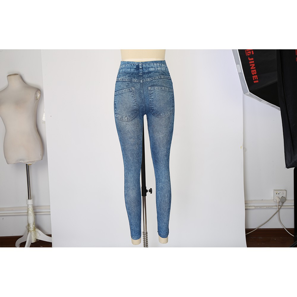 [Mã FASHIONT4WA2 giảm 10K đơn 50K] Quần Jeans Nữ Dài Lưng Cao Ôm Chân Thời Trang Hàn | BigBuy360 - bigbuy360.vn