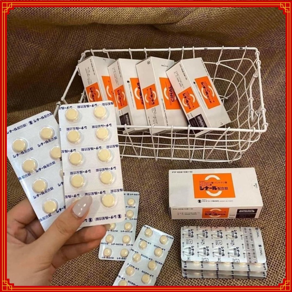 Viên uống Vitamin C TRẮNG DA, MỜ NÁM Cinal C Nhật Bản 100v   Nhật Bản