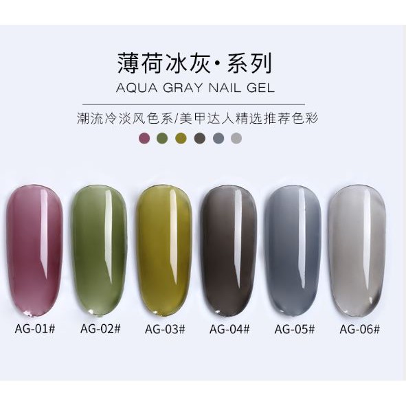 [MÀU MỚI] Sơn gel AS set màu mã AG