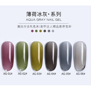 [MÀU MỚI] Sơn gel AS set màu mã AG