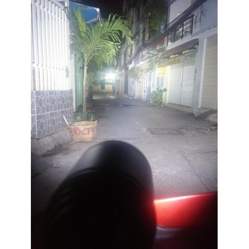 Đèn led trợ sáng l4 xám F1 T6 tặng kèm bát, nút công tắc