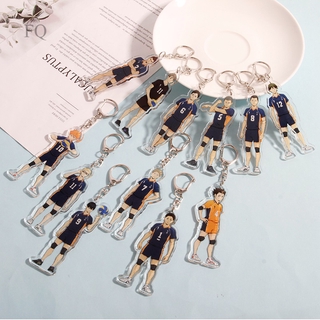 Phong Cách Mới Anime Haikyuu Móc Khóa Nhân Vật Đơn Đứng Móc Khóa