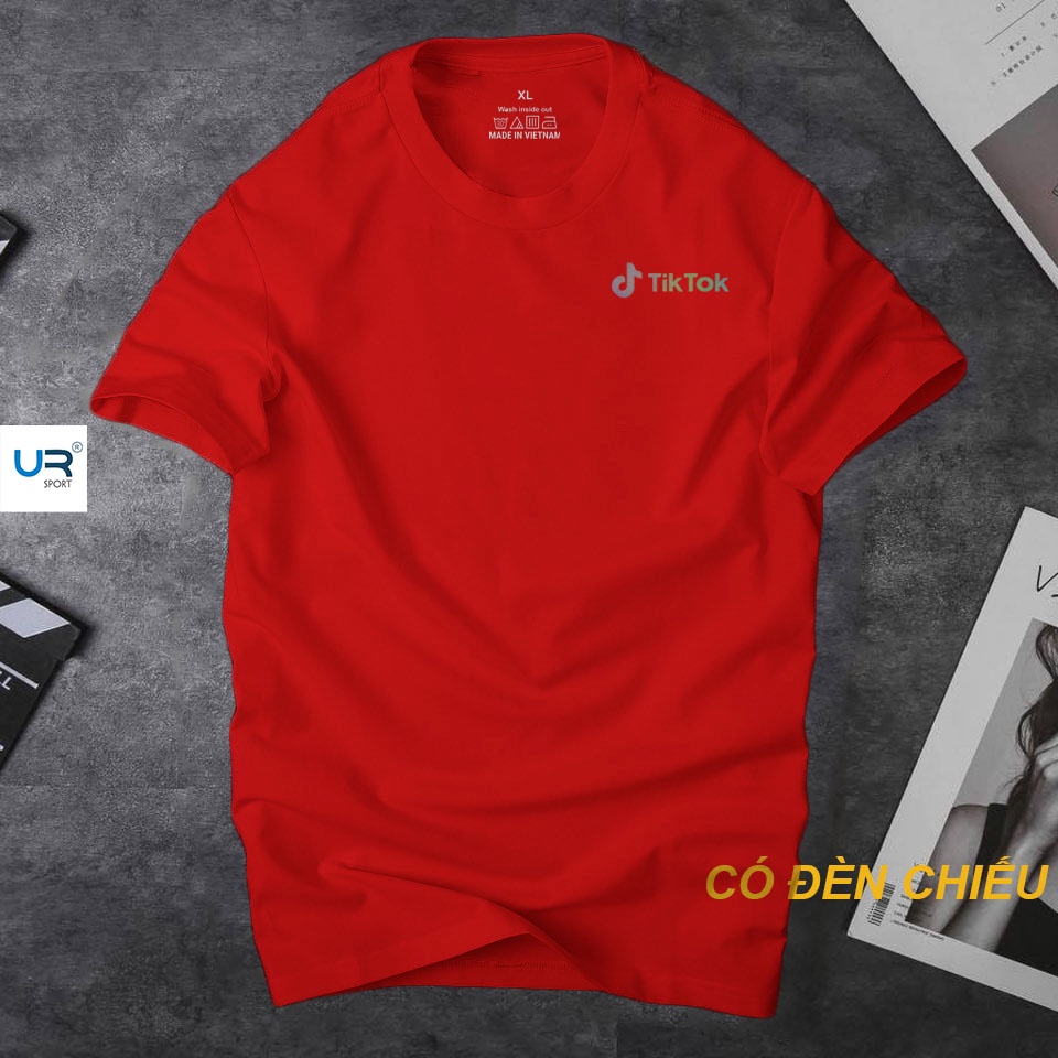 Áo phông nam cổ tròn tiktok phản quang 7 màu phong cách năng động , vải Cotton co giãn,dày dặn | Ur sport