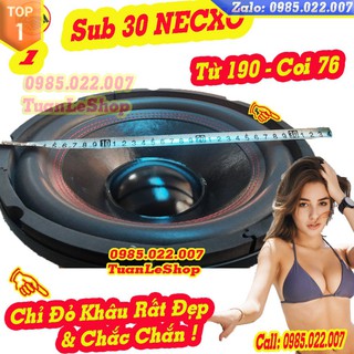 Loa sub 3 tấc necxo - loa sup 3 tac coil 76 từ 190 - giá 1 chiếc