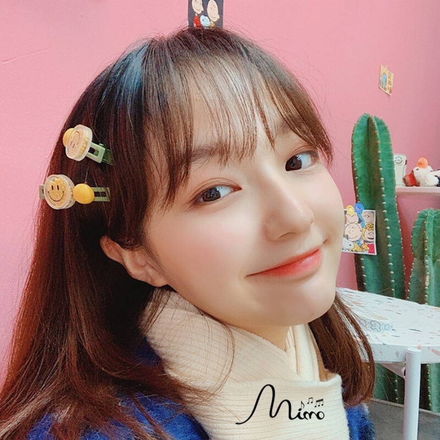 Kẹp tóc cute họa tiết hoạt hình động vật dễ thương phong cách Hàn quốc dành cho nữ