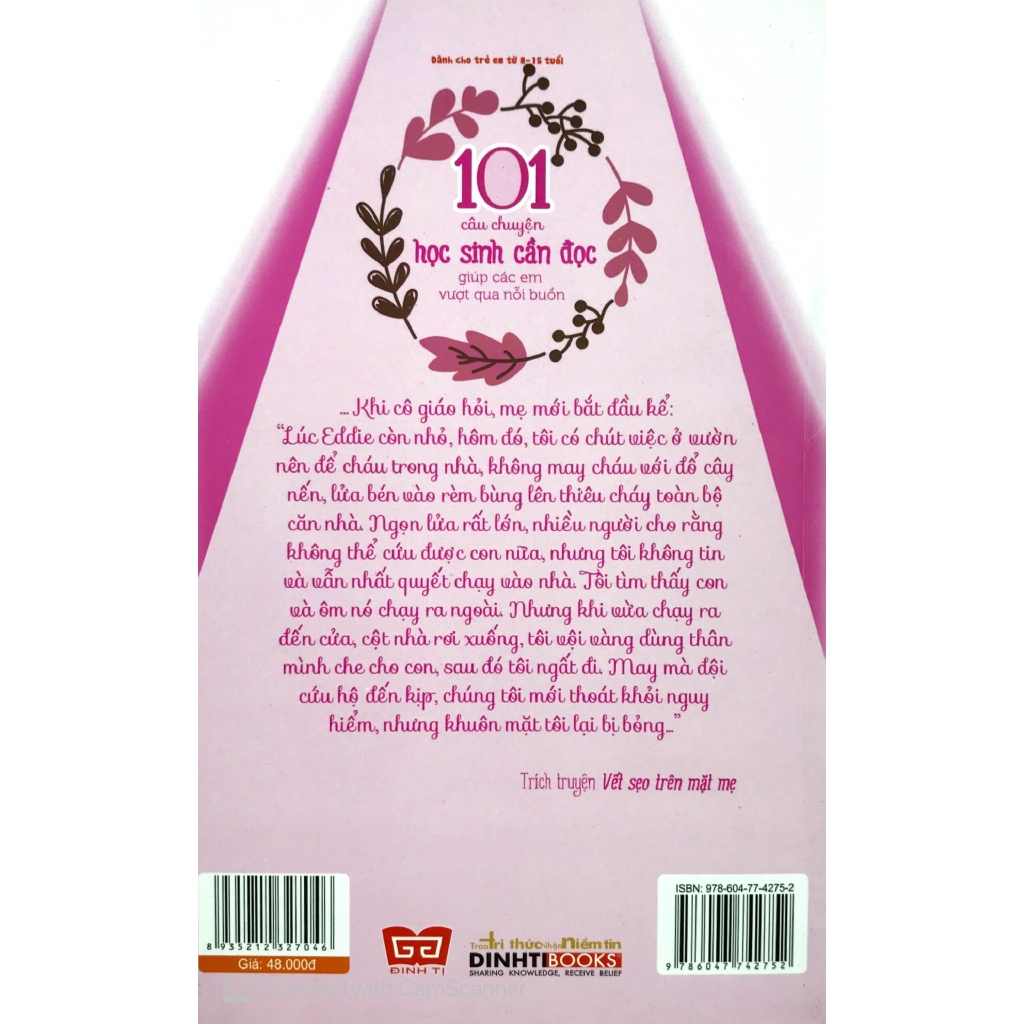 Sách - Kỹ Năng Sống - 101 Câu Chuyện Học Sinh Cần Đọc Giúp Các Em Vượt Qua Nỗi Buồn