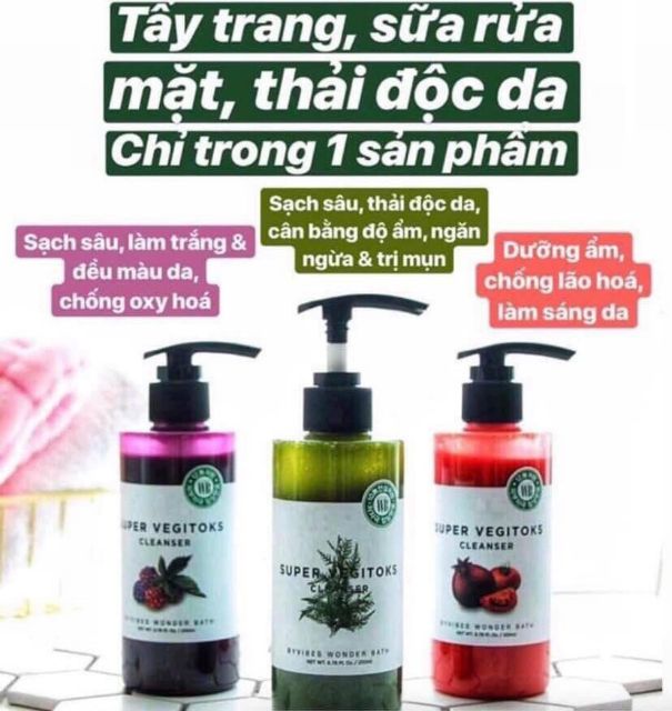 [MẪU MỚI] Sữa Rửa Mặt Rau Củ Thải Độc Super Vegitoks | BigBuy360 - bigbuy360.vn