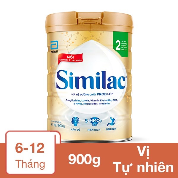[HSD T11-2023] [Mẫu Mới] Sữa Bột Similac 5G Số 2 900g.