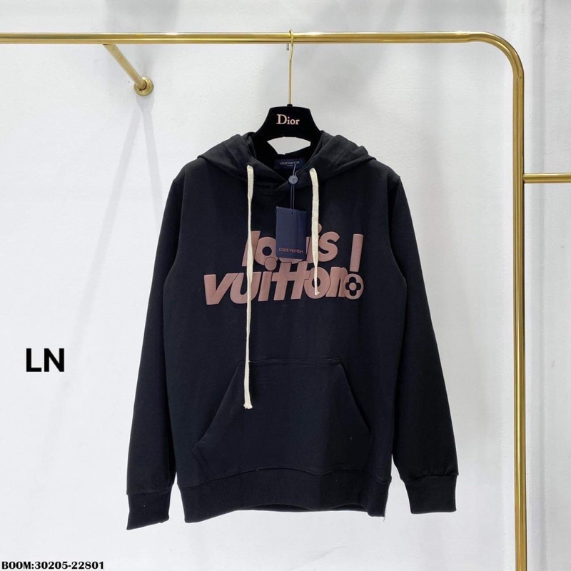 Áo hoodie Loui in 2 mặt mũ 2 lớp TH6