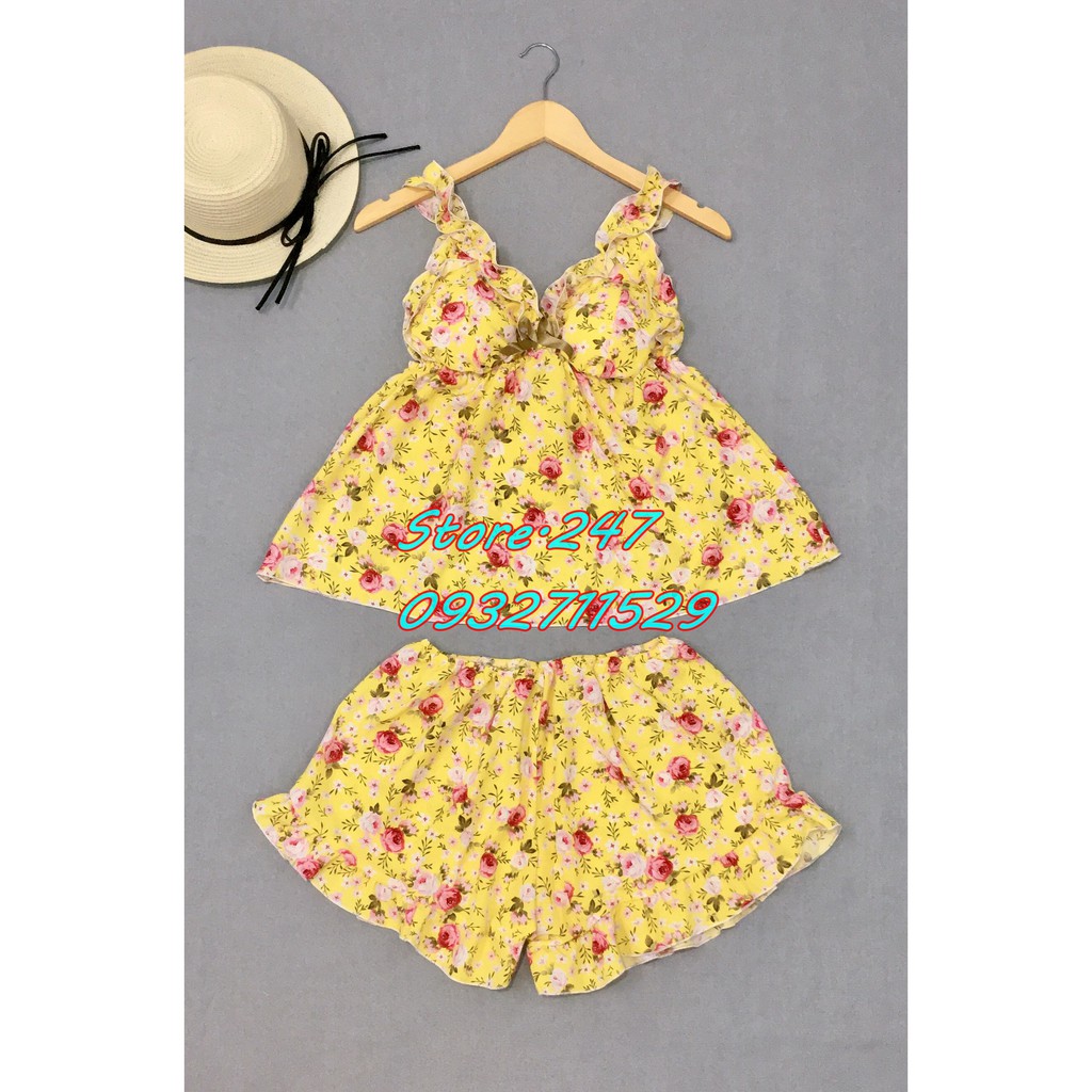 [SIZE 60KG - 90KG] BỘ ĐỒ NGỦ SIZE LỚN KATE LỤA HOA CÓ MÚT THÁO RỜI VẢI MỀM MÁT KHÔNG NHĂN ĐỦ MÀU LỰA CHỌN | BigBuy360 - bigbuy360.vn