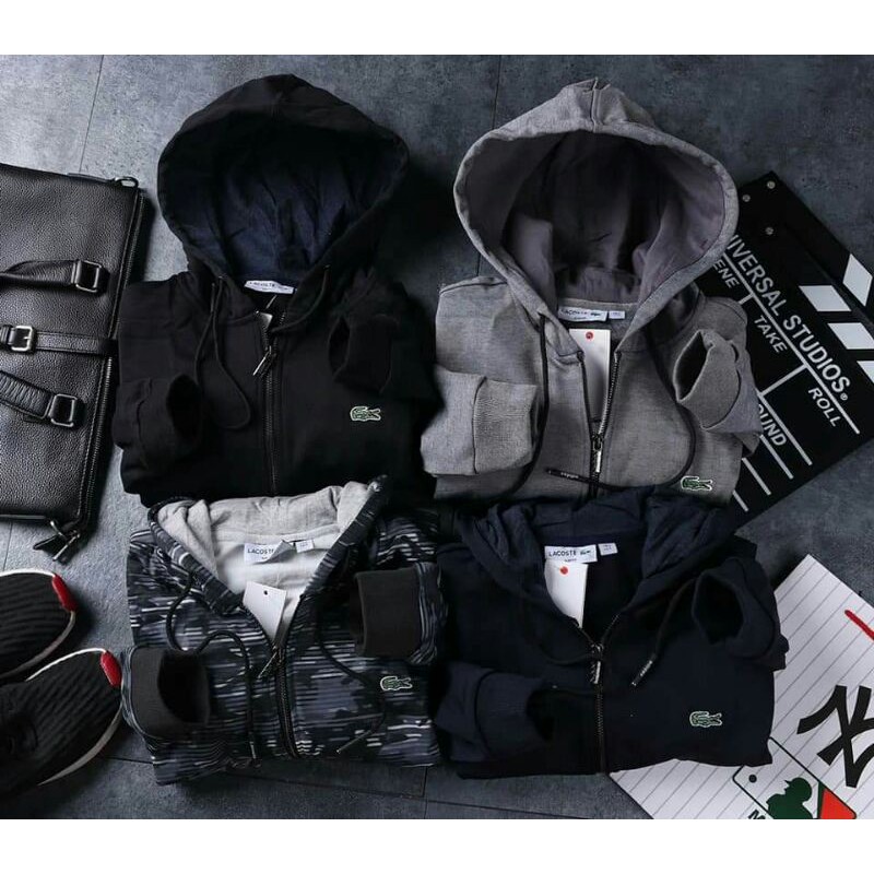 ÁO NỈ THỂ THAO LACOSTE.