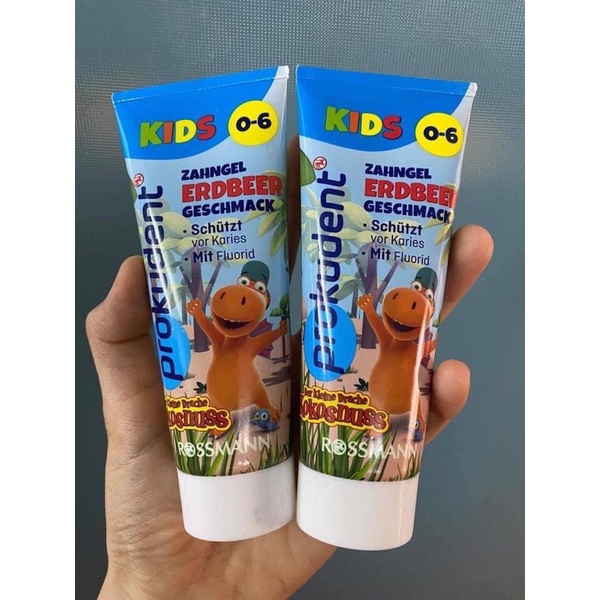 kem đánh răng prokudent 0-6 tuổi