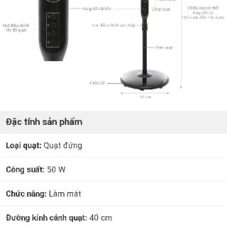 Quạt đứng media Fs40 15Q