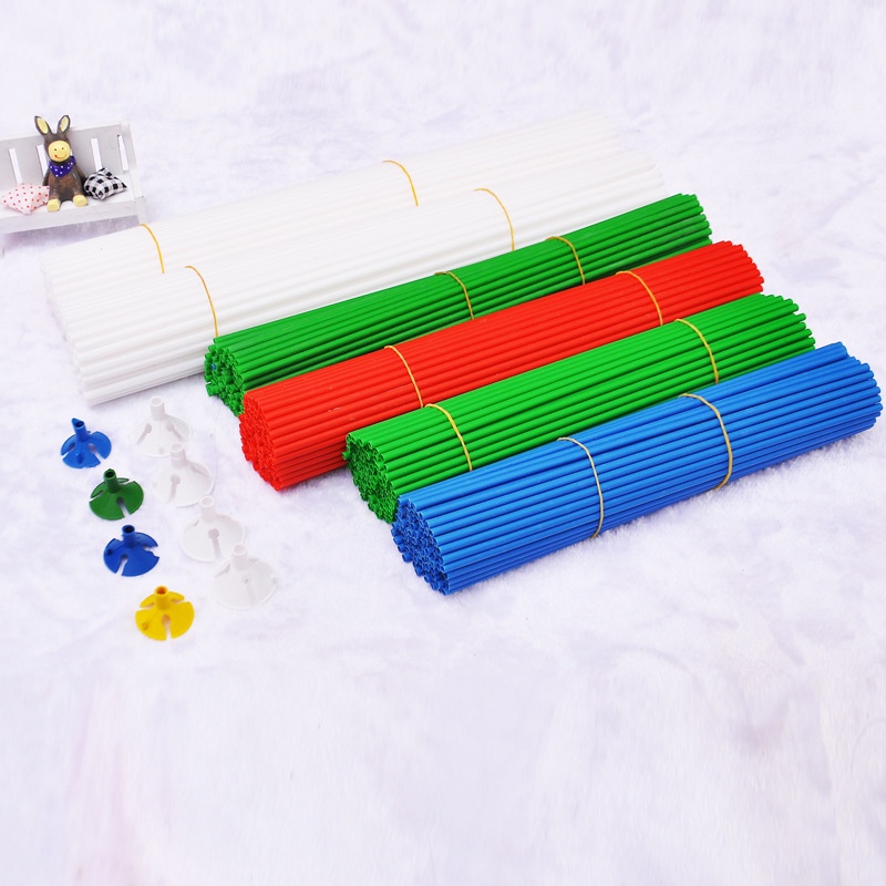 Bộ 20 Que Gắn Bong Bóng Màu Trắng Kích Thước 32/40cm