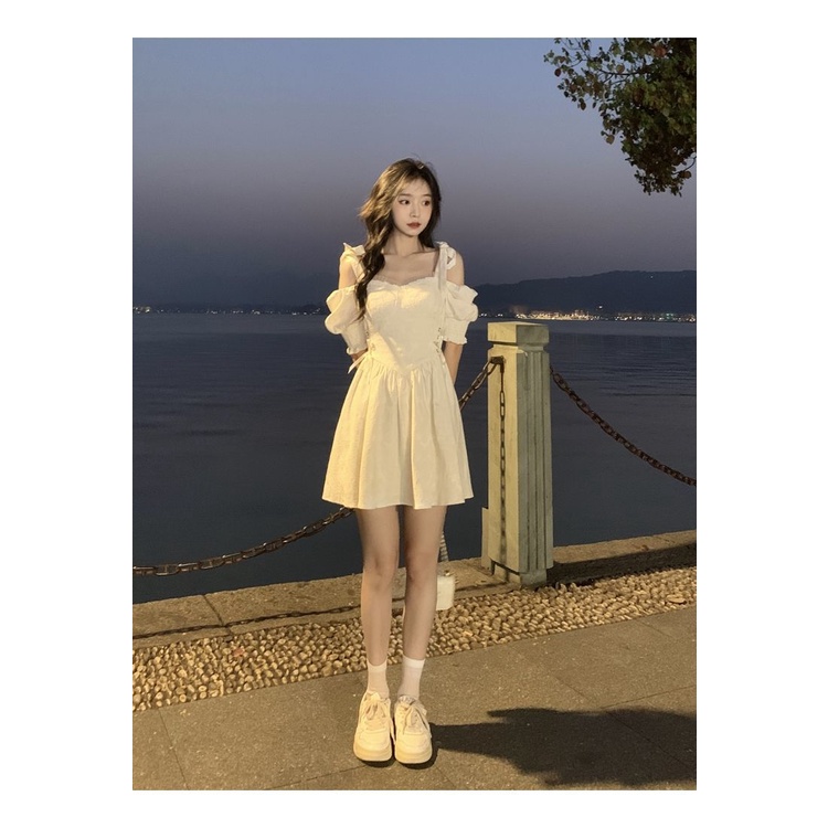 Đầm Hai Dây Kiểu Hàn Quốc Thời Trang Mùa Hè 2022