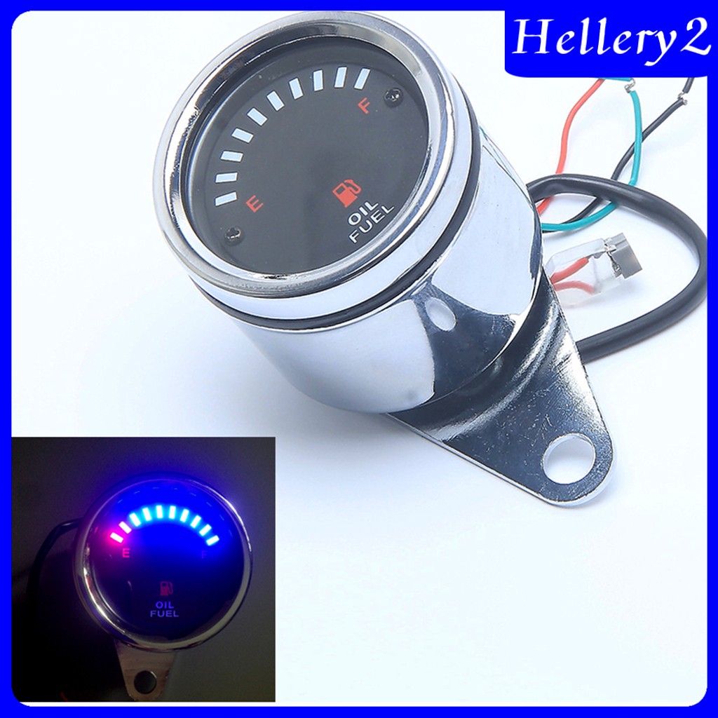 Đồng Hồ Đo Mức Nhiên Liệu Có Đèn LED DC 12 V 6.5cm 2 Cho Xe Mô Tô Yamaha