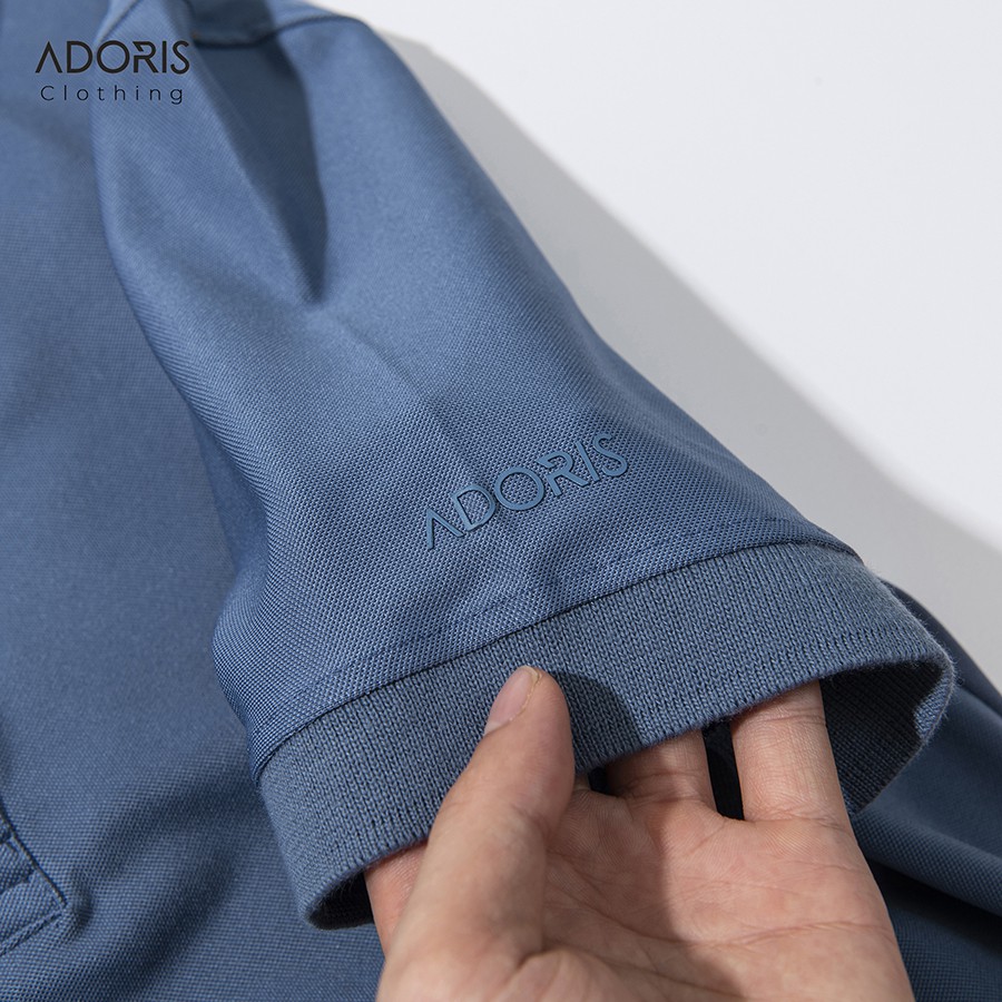 Áo thun nam có cổ tay ngắn, áo POLO nam cổ trơn, vải Cotton cá sấu, áo phông nam có cổ trơn ADORIS PL21 | BigBuy360 - bigbuy360.vn
