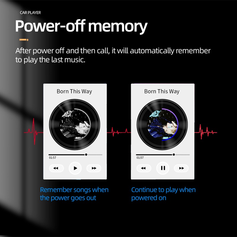 Máy Phát Nhạc MP3 FM Kết Nối Bluetooth Rảnh Tay Cho Xe Hơi