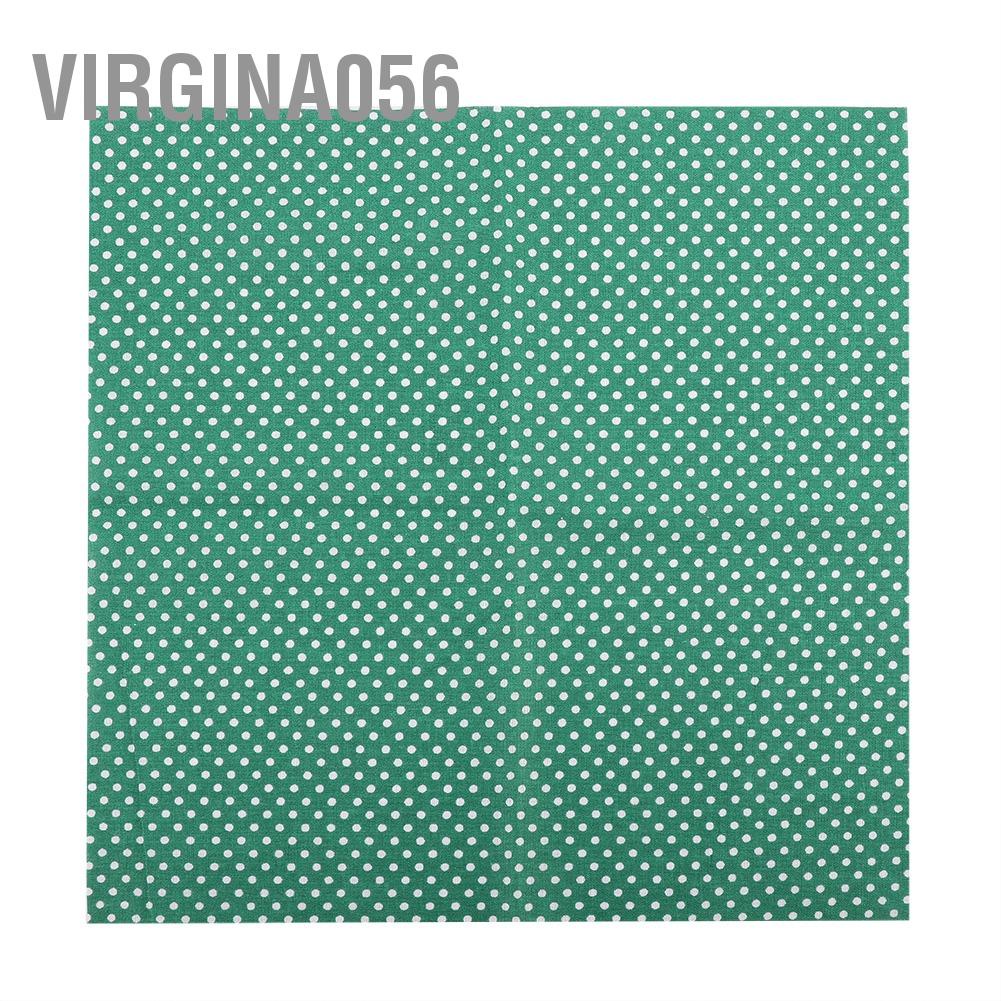 Bộ 7 tấm vải bông 50*50cm hình vuông cắt sẵn dùng làm ga giường