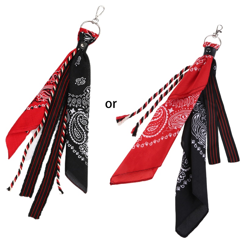 Mary Paisley Ví Bandana Kerchief Dây Xích Móc Khóa Xe Đạp Quần Jean