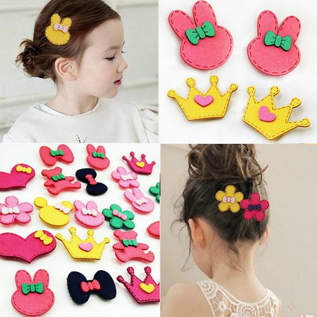 Set 2 miếng dán tóc mái xinh xắn dành cho bé gái nhiều mẫu cute điệu tết 2021 ít tóc dùng thoải mái